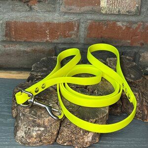 6' USA Made Biothane Standard Dog Leash w/Traffic Handle 5/8" width